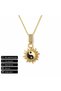 Yin Yang Sun Figured Women's Necklace 316L Stainless Steel Gift