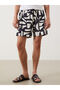 Esvab • Modern & Distinctive Short-Length Embroidered Men's Swim Shorts - 2