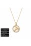 Women's Necklace with Deer Figure Stainless Steel Sparkling Gift Necklace