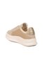 Beige Lace-Up Women's Sports Shoes 014 g - 4