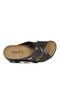 Black Women's Wedge Heel Slippers - 4
