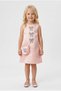 Girl's Special Occasion Dress with Stone Bow Detail, Ages 4-7