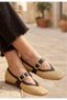 Women's Ballet Shoes Brown Skin Ponti - 3