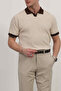 Men's Braided Cut-Off Collar T-Shirt - 7