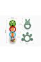 3-Piece Rattle Teether Set - 3