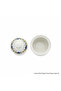 Luhpar White Elegant Floral Design Sugar Pot with Lid for Stylish Tea and Coffee Serving – 10 cm - 2