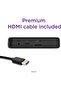 العرض الأول |   مشغل وسائط بث عالي الدقة/4K/HDR، مع جهاز تحكم عن بعد بسيط وكابل HDMI ممتاز - 3