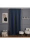 Linen Blackout Background Curtain 1/3 with Frequent Pleats for Cornice