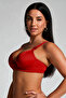 Unpadded, Non-Wired Silicone Gathering Bra - 2