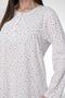 Mecit 6394 Pink Plus Size 100% Cotton Women's Nightgown - 3