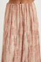 Nude Tone Batik Maxi Skirt - 5