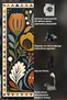 Sdt Nordic Bohemian Large Floral Patterned Spring Breeze Navy Blue Woven Base Decorative Carpet Sdt1180 - 6