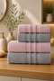 Purea Cotton 50X90-70X140 cm 4-Piece Bath Towel Set