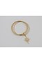 Polar Star Detailed Gold Triple Bracelet - 2