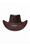 Unisex Vegan Leather Cowboy Hat - 5