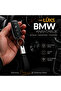 Luxury Bmw Keychain Metal Leather – Premium Stylish Design 11 X 2 cm Double-Sided Logo Car Accessory - 2