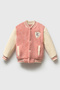 100% Welsoft Plush Unisex Rose Dried College Coat 1-5 Years