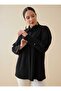 Plus Size Basic Shirt - Black -