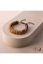 Honey Datestone Bracelet for Women, Natural Date Pit Beaded Bracelet, Handmade Adjustable Jewelry - 8