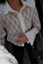 Lace Transparent Shirt - 2