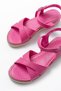 Zri̇n-564 Premium Fuchsia Orthopedic Sole Women's Sandals - 4