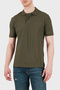 100% Cotton Slim Fit Buttoned Polo Men's Polo Em005239 Af10497 U6200