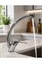 360 Degree Swivel Single Handle Faucet Hot Cold Adjustable Easy Installation and Durable Design -
