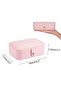 Travel Jewellery Organizer Box - Compact and Elegant Storage Case for Accessories - 5