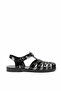 Minka Matte Black Belt Detail Women's Sandals - 3