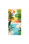 Tropical Palm and Sunset Patterned Beach Towel - 2