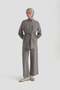 Beli Gathered Detailed Trousers Double Suit Set Light Gray 26Yt619 - 3