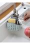 SKY-TOUCH Kitchen Sink Shelf, Sink Storage Basket, Soap Sponge Drain Rack Holder for Sponges Soaps and Cleaning Brushes Sink Accessories - 2
