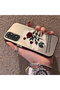 Redmi Note 11/Note 11S Compatible Retro Red Rose Printed Shock Protective Rigid Case - 2