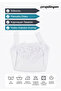 Non-Slip Silicone Ruffled Lace Seamless Hijab Bonnet Cotton Breathable Inner Bonnet - 3