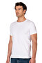 Özkan 10265 Men's 95% Cotton Lycra Flexible Comfortable Closed Collar Short Sleeve T-Shirt Undershirt - 3