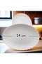 Boneluz 2 Pieces 24 cm Kayık Tabak Salad Plate (Unplated - Plain Edge)