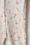 Baby Flower Garden 3-6-9 Months Cotton Cuffless Jumpsuit Newborn Hospital Release Baby Outfit Yk857 - 3