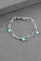 Stainless Steel Silver Custom Minimalist Design Bracelet