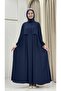 Jacket with Pockets and Hidden Zipper on the Back 1. Sinif Medi̇ne İpeği̇ Ferace