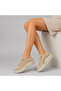 (Park Moda) Lace-Up Casual Women's Shoes Beige - 2