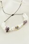 Ilkeshop Starfish Broken Natural Stone Pearl (02549) Bracelet - Pink
