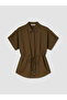 Green Oversize Women's Shirt - 6