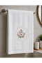 Yoncagül 50X90 cm Hand Towel |   6 Pieces |   Velvet Texture, Jacquard & 3D Embroidery, Stylish & Practical - 4