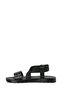 409062.Z6Fx Black Women's Flat Sandals - 3
