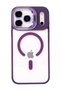 Ilkeshop iPhone 17 Pro Max Cover with Remim Lens and Magsafe Stand - (172336) Deep Purple - 2