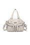 Beige Small Size Multi-Pocket Long Strap Women's Daily Hand and Shoulder Bag