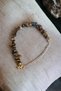Tiger's Eye Stone Cracked Stone Bracelet Real Natural Stone Brass Plated Extension Certified Bracelet - 8