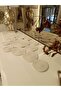 Kartopu Large Runner American Service Wicker Coffee Table Kitchen Table Serving Tray Jute Luxury Dowry Cover - 2