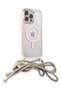 Ilkeshop New iPhone 14 Pro Case Divo Strap Magsafe Cover (170635) - Gold - 2