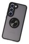 Ilkeshop New Galaxy S23 Case Montreal Silicone Cover with Ring (172655) - Black - 3